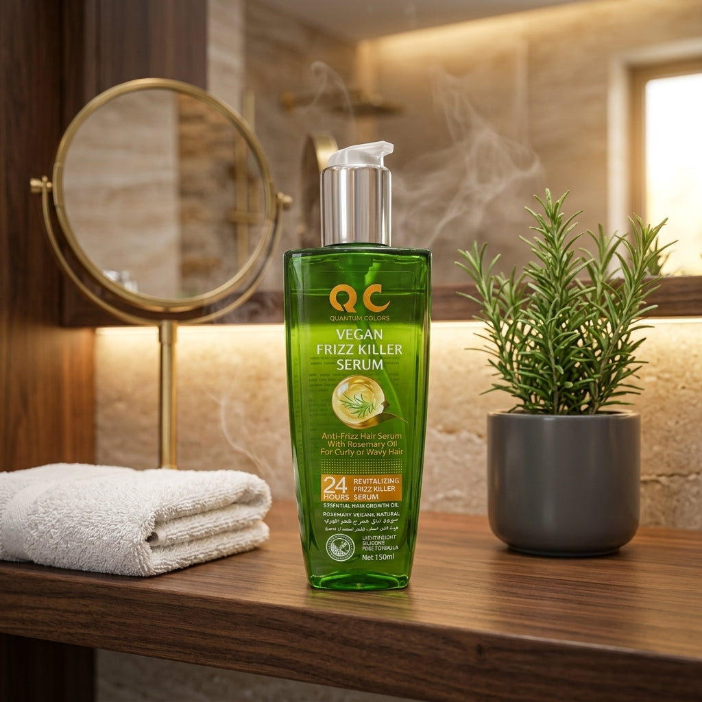 Sérum Anti-Frisottis Vegan ✨ — وداعاً للشعر المنتفش